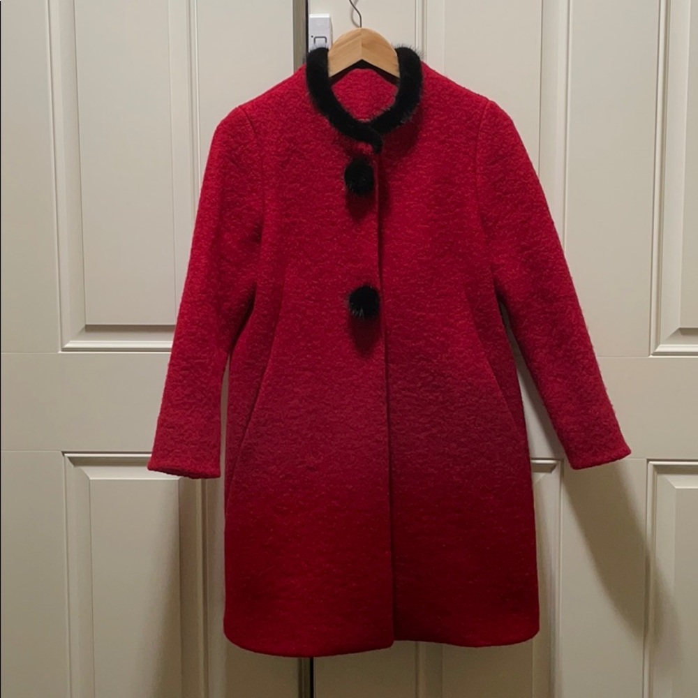 Red Wool Coat